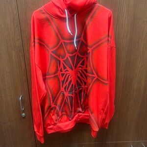 Toby Maguire Red Spider-Man “Human Spider” Men's Sweater—XL